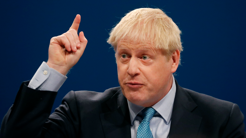 Boris Johnson, Leader's speech at Conservative Party conference