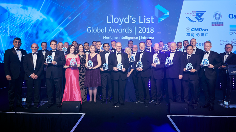 The winners: Lloyd's List Global Awards 2018