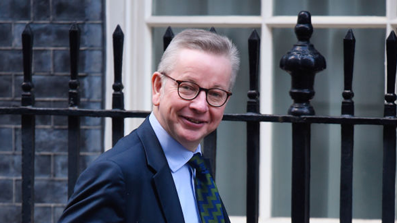 Michael Gove in Downing Street