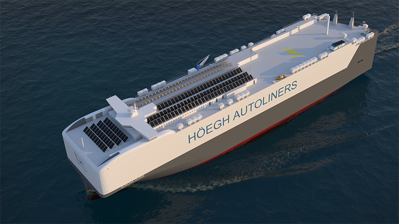 Höegh Autoliners multi-fuel and zero carbon-ready, Aurora-class vessel