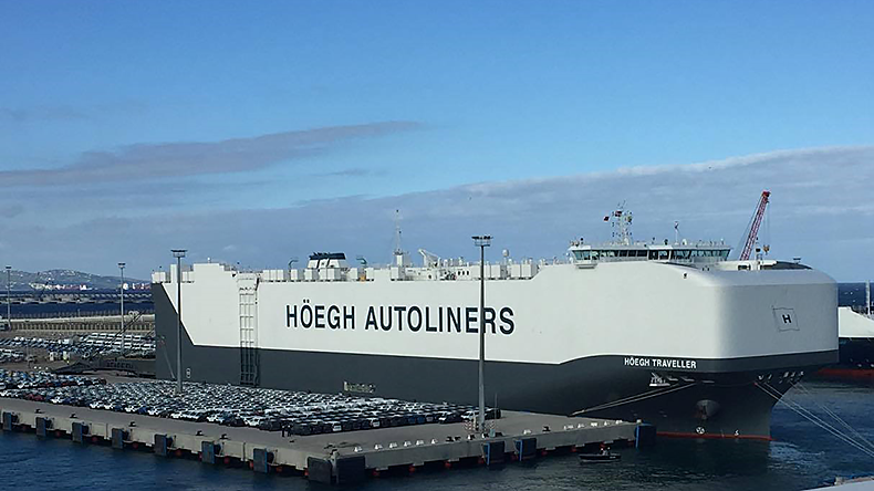 Höegh Autoliners ro-ro car carrier Traveller