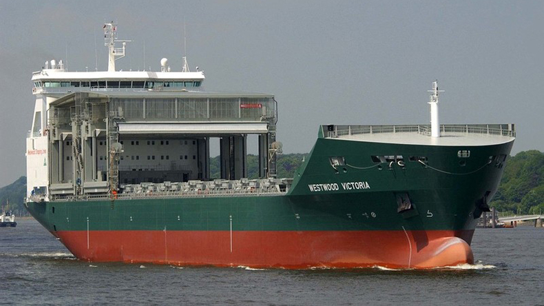 The 45,000 dwt conbulk vessel Westwood Victoria, owned by Westwood Shipping Lines Inc