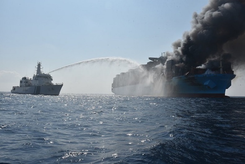 Fire on Maersk Honam