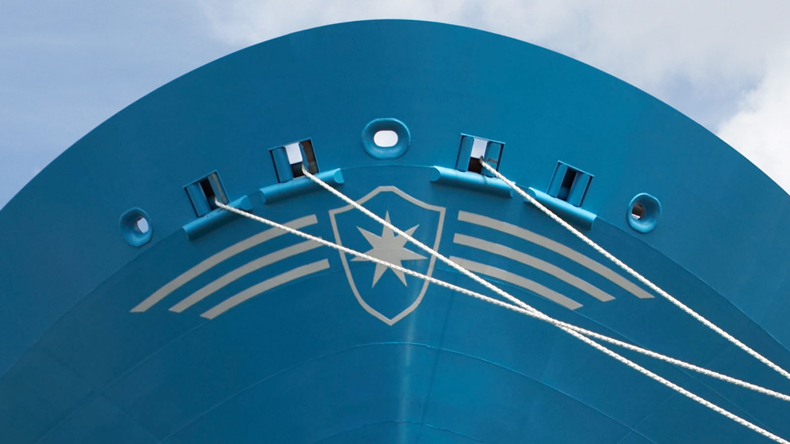 Maersk logo on Emma Maersk