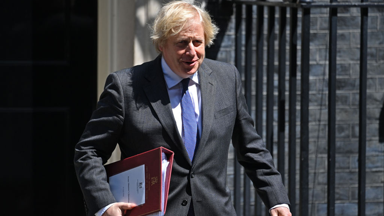 Boris Johnson leaviing Downing Street to attend Prime Minister's Questions June 24.  Leon Neal/Getty Images