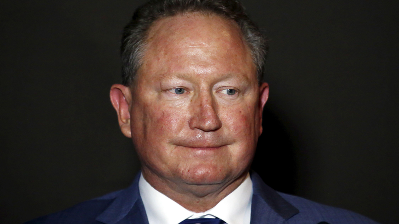 Andrew Forrest, founder Fortescue Metals Group. Credit Reuters / Alamy Stock Photo