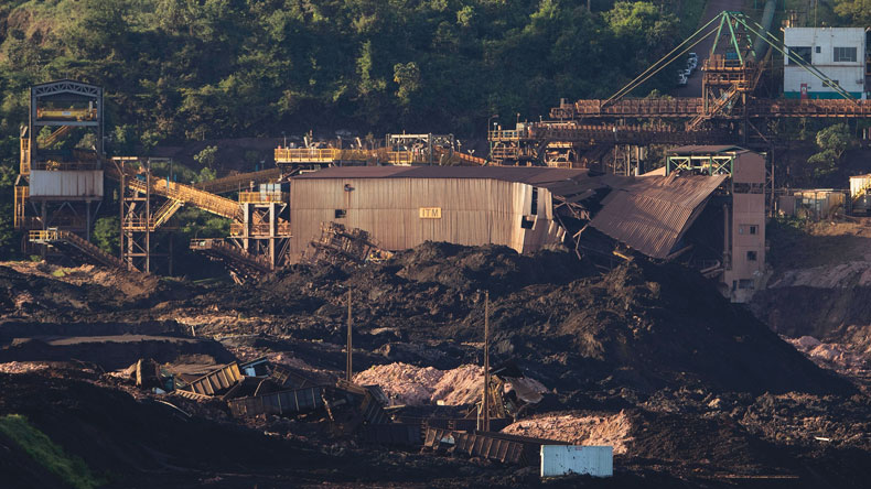 Aftermath of Brazil copper mine dam collapse