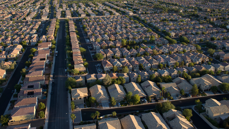 Las Vegas suburbs. Mark Downey /Corbis Documentary via Getty Images