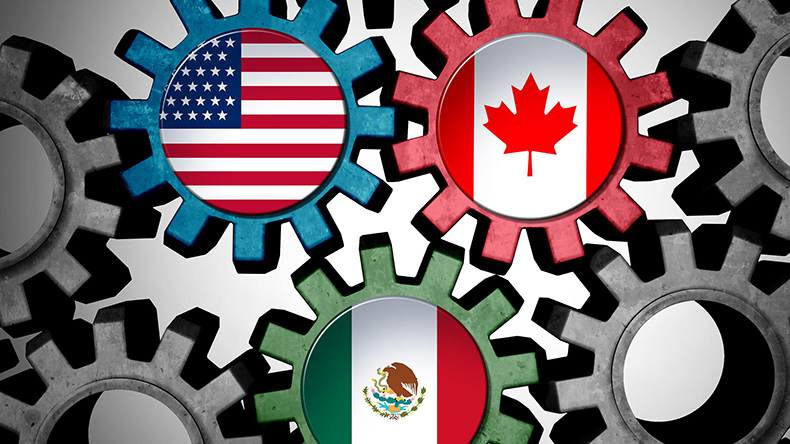US Canada and Mexico economic agreement Credit: Brain light / Alamy Stock Photo