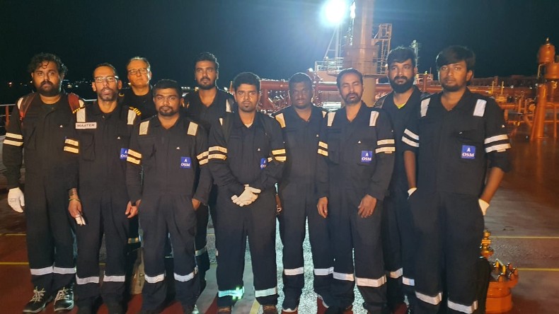 Very large crude carrier Heroic Idun and its 26 Indian and Sri Lankan crew members