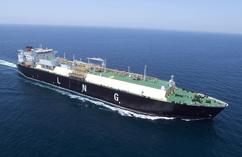 LNG carrier at sea