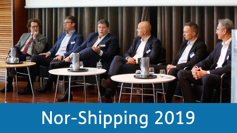 The panel at the Lloyd's List Innovation Forum, Nor-Shipping