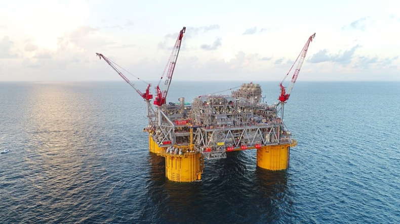 Shell Appomattox oil rig in Gulf of Mexico 