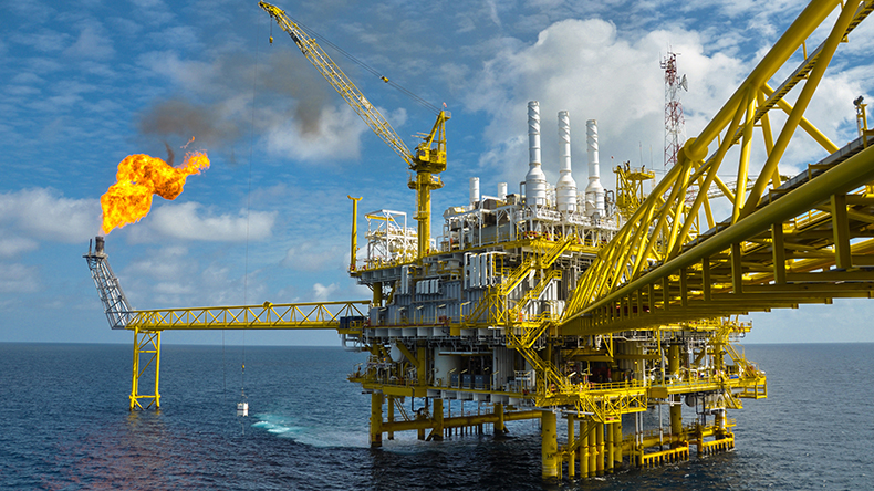 Offshore oil and gas rig