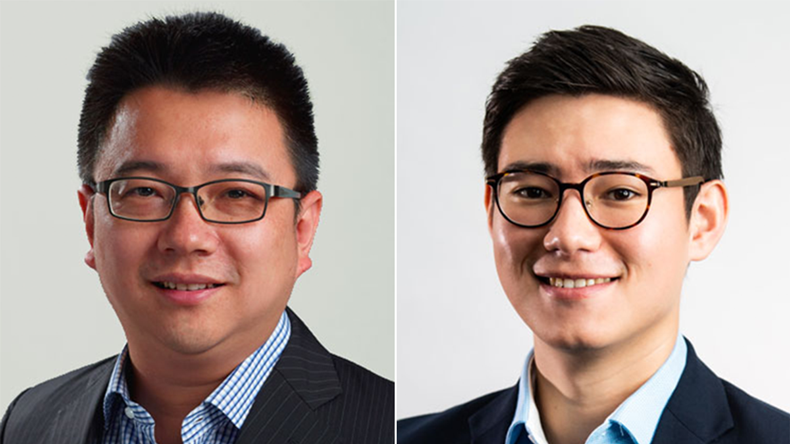 Xuanlun Cai, Regional Head of Underwriting, Hong Kong (L); David Griffiths, Regional Head of Underwriting, Singapore (R)