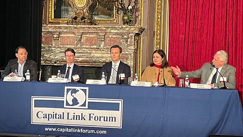Capital Link Forum - Larry Glassberg Maxim Group; Carl Synvis Cleaves Securities; Espen Lysdahl Clarksons Securities; Christa Volpicelli Citi; Robert Lustrin Reed Smith 