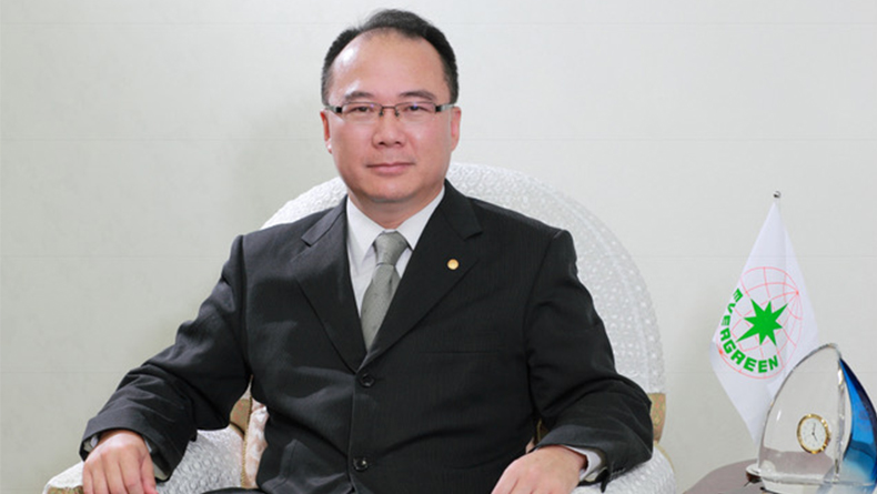 Anchor Chang, chairman of Evergreen Marine