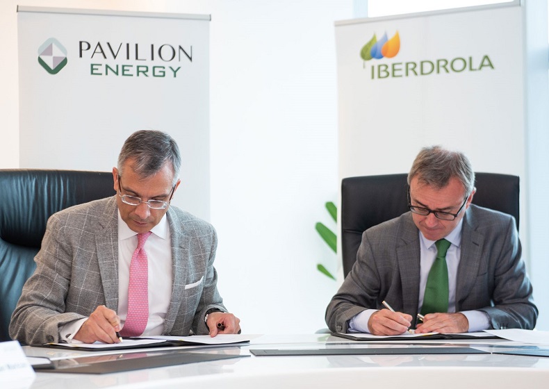 Pavilion and Iberdrola sign contract      