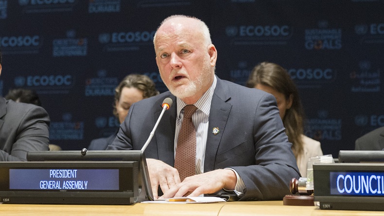 Peter Thomson, appointed UN Special Envoy for the Ocean in September 2017.
