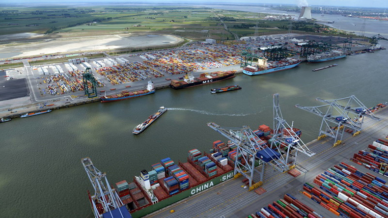 Antwerp container terminal, Belgium  Jan 2020 credit Port of Antwerp