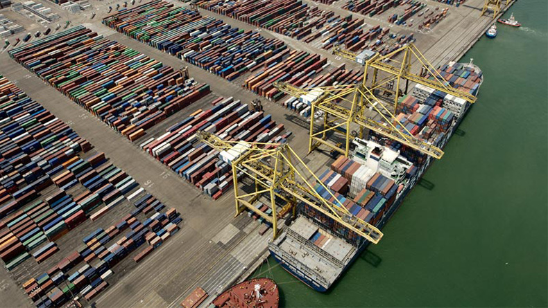 Barcelona: increases in import and export trade. © Port de Barcelona