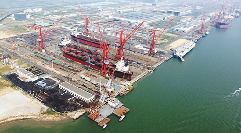 Chengxi Shipyard aerial view