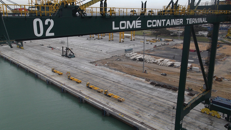 Lome container terminal, Togo