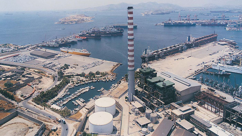Piraeus aerial view