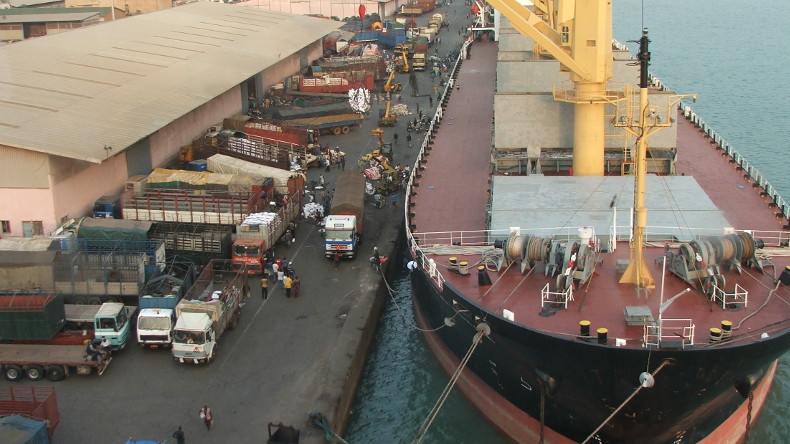 Port of Cotonou in Benin