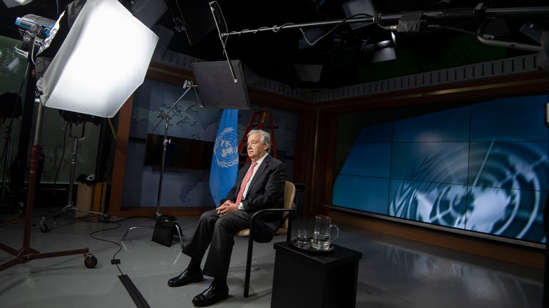 UN secretary-general Antonio Guterres. Credit UN Photo/Eskinder Debebe