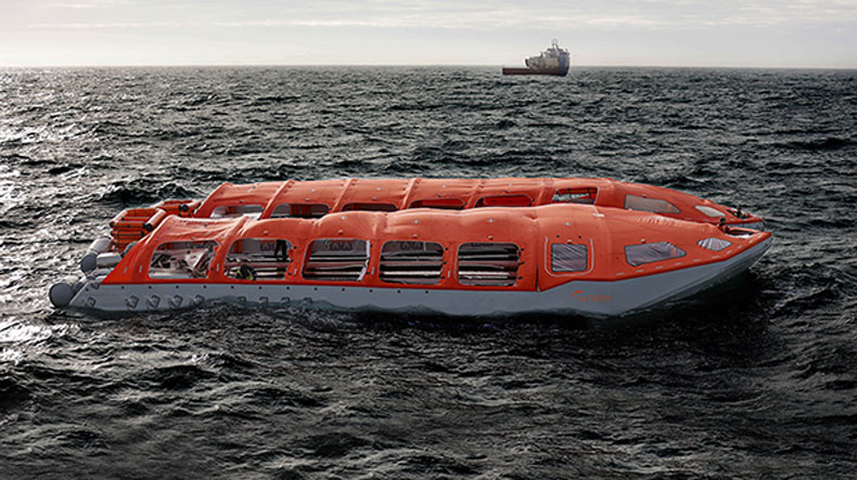 Survitec Seahaven inflatable lifeboat