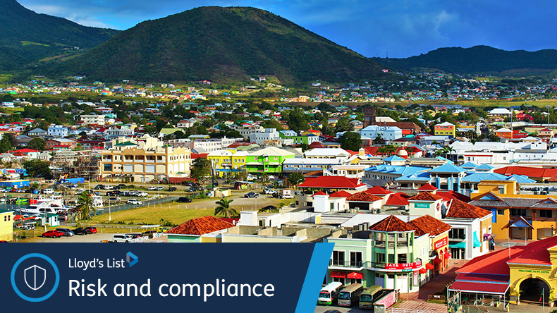 Basseterre town, St Kitts & Nevis