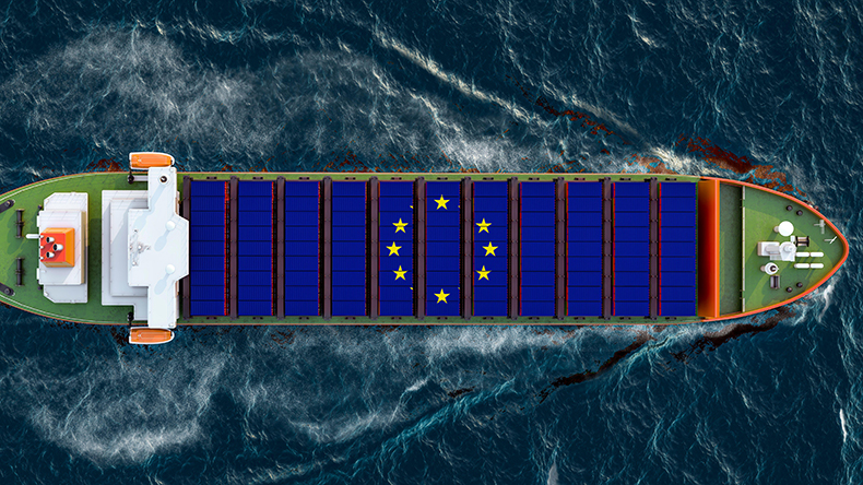 European Union cargo containers Credit: Olekcii Mach / Alamy Stock Photo