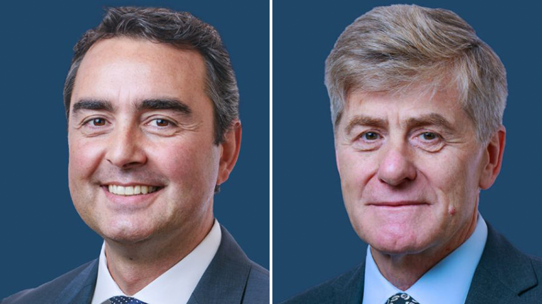 Paulo Enoizi, left, and Paul Wogan (GasLog Partners changes at the top)