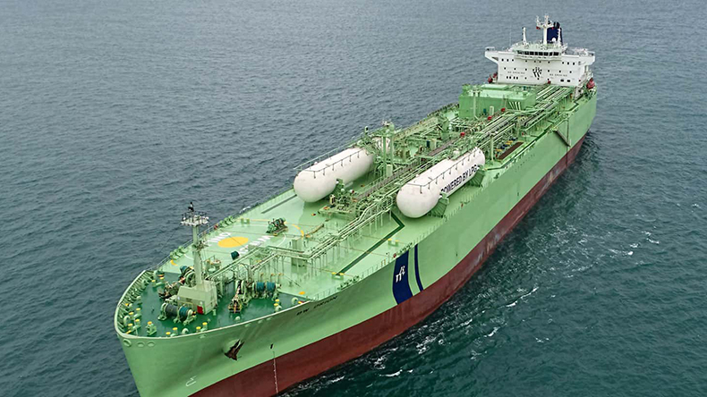 BW Group very large gas carrier, powered by LPG