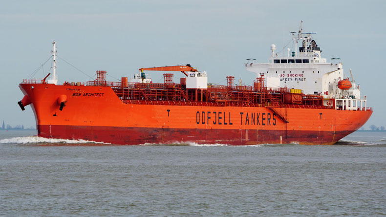 Odfjell chemical tanker Bow Architect
