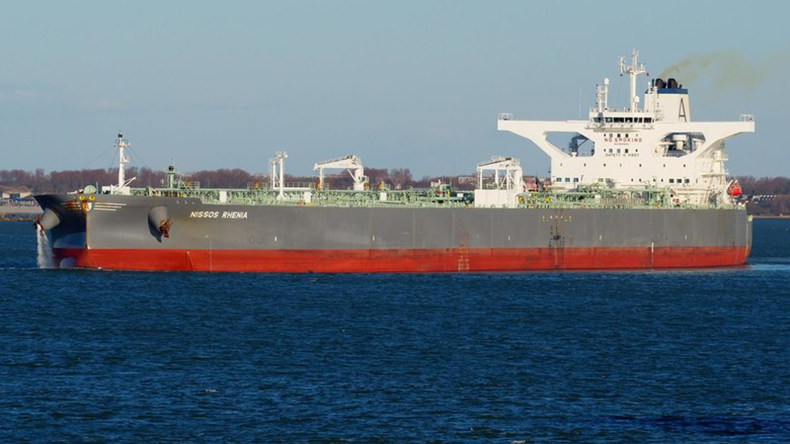 Crude oil tanker Nissos Rhenia