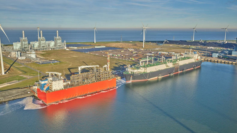 LNG -- the Eems Ennergy Terminal in the Netherlands