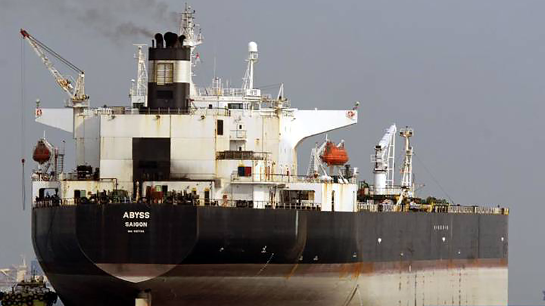 Ultra large crude carrier tanker Abyss owned by US-listed Euronav 