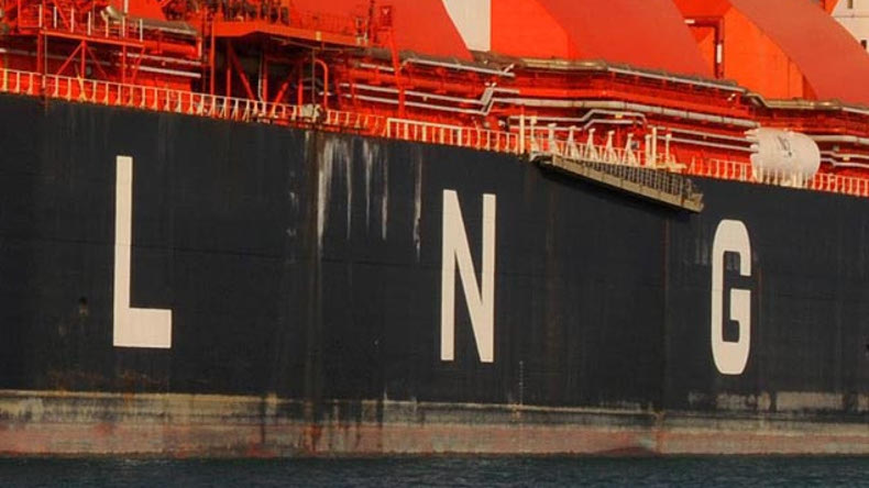 LNG on vessel