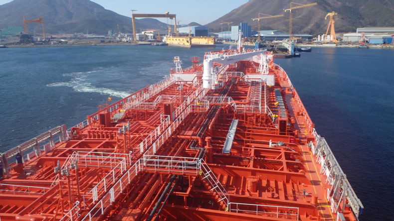 Product tanker deck