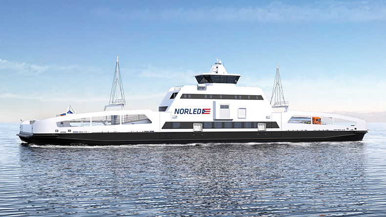 Ampère, the first all-electric ferry for Norled, delivered in 2014