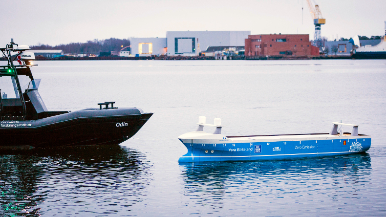 Norway's autonomous vessel test area at Horton