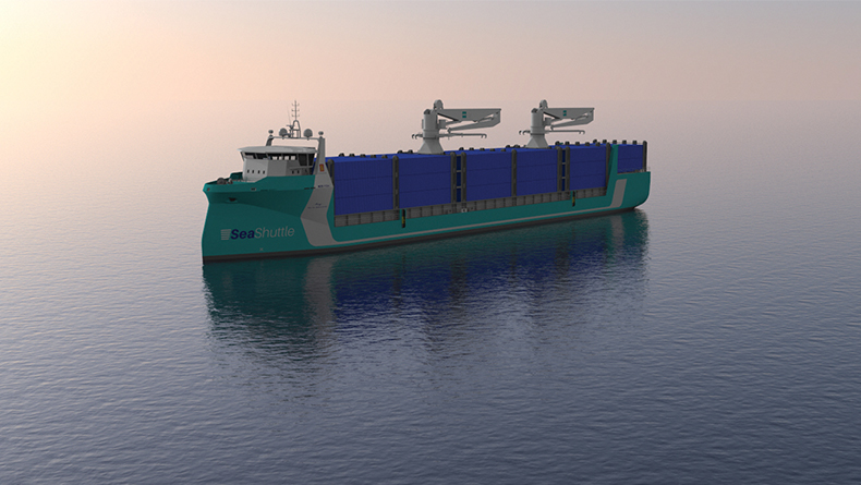 The Samskip-led SeaShuttle project is looking at a hydrogen fuel cell-powered container vessel to run between Poland, Sweden and Norway.