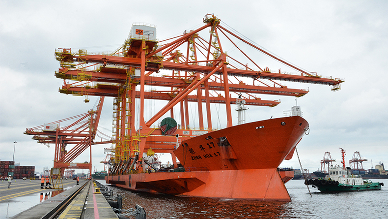 Manila, Philippines, took delivery of three new cranes in 2018