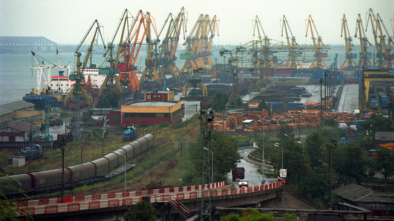 Black Sea port of Contanta, Romania. Agencja Fotograficzna Caro / Alamy Stock Photo