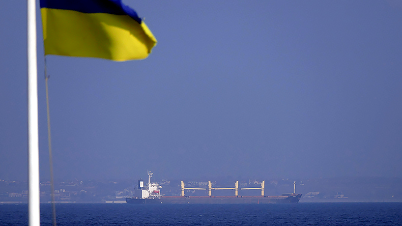 Bulk carrier at Odesa port