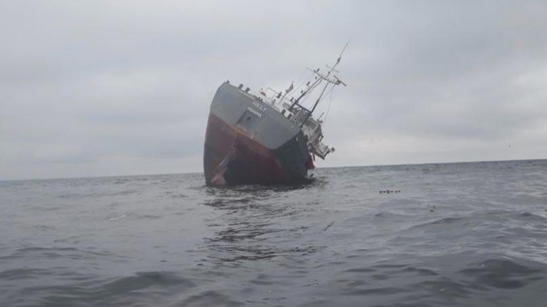 Estonia-owned ship Helt sunk off Odessa following an explosion