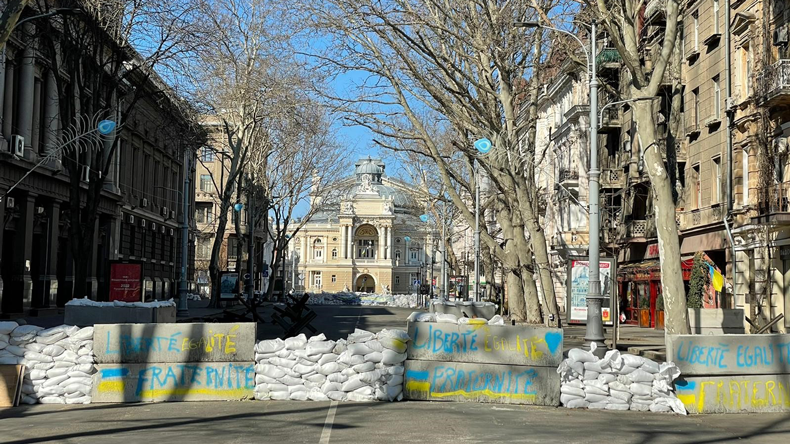 Barricade in Odessa